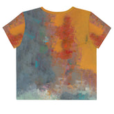 Strumming Sensation All-Over Print Crop Tee - Beyond T-shirts